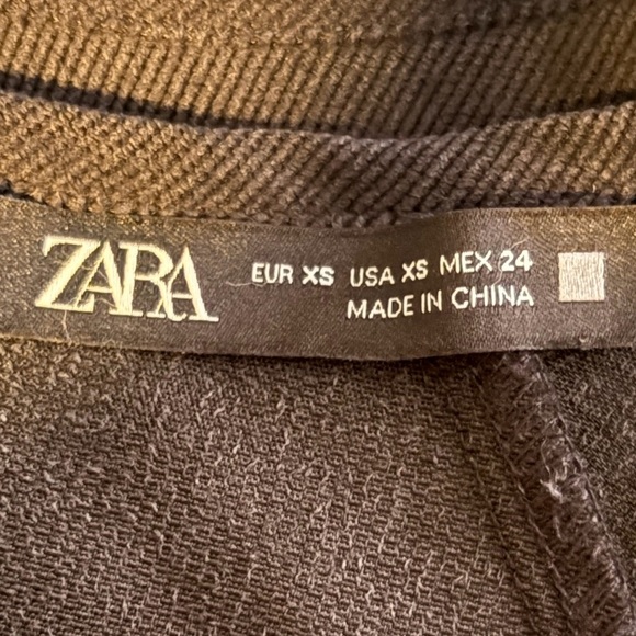 Zara Knit Midi Corduroy Dress - Picture 4 of 5